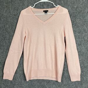 only mine Sweater Womens Size M Pink Cashmere Preppy Casual Cottagecore